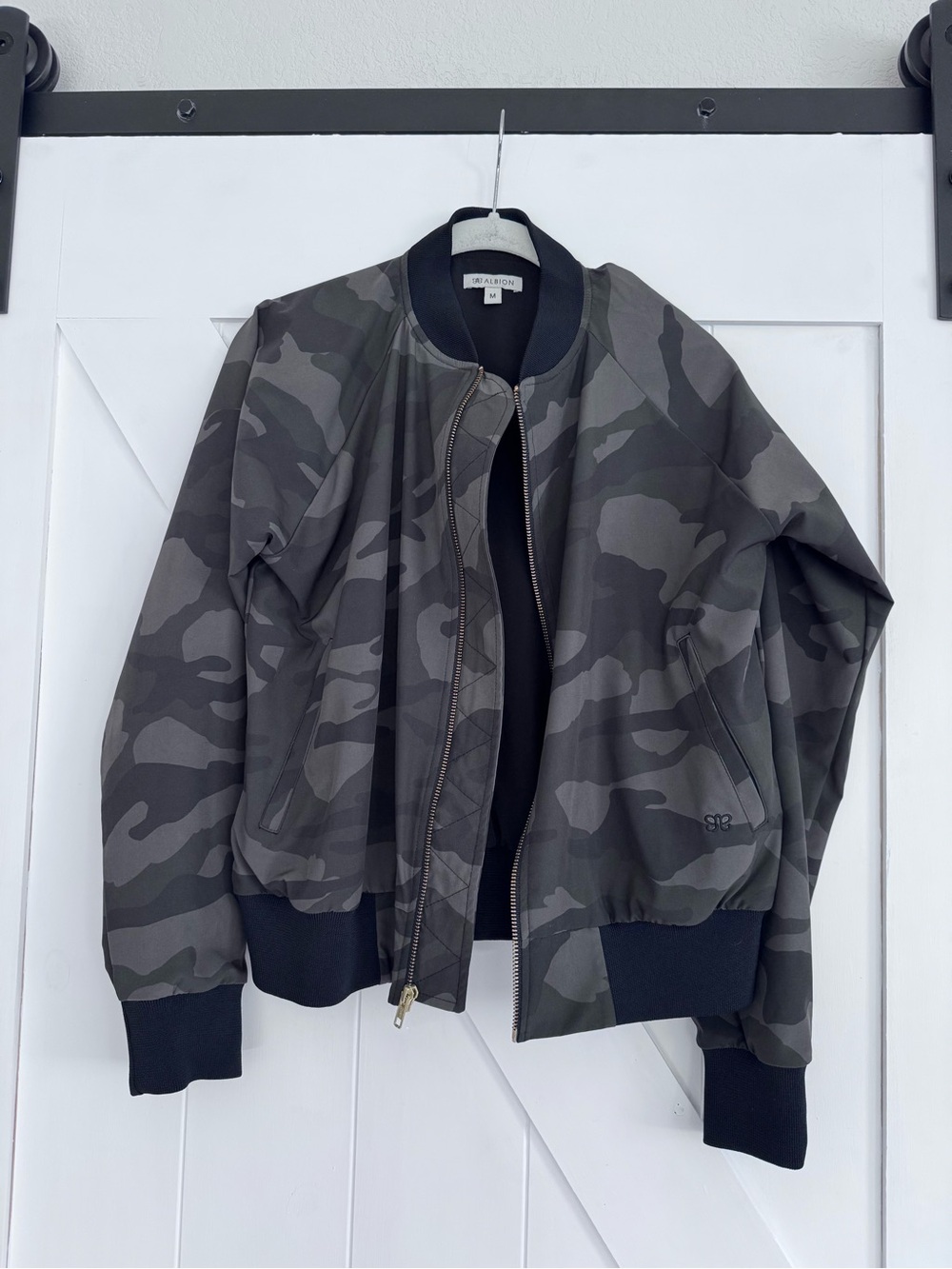 Albion Dark Gray Bomber Jacket